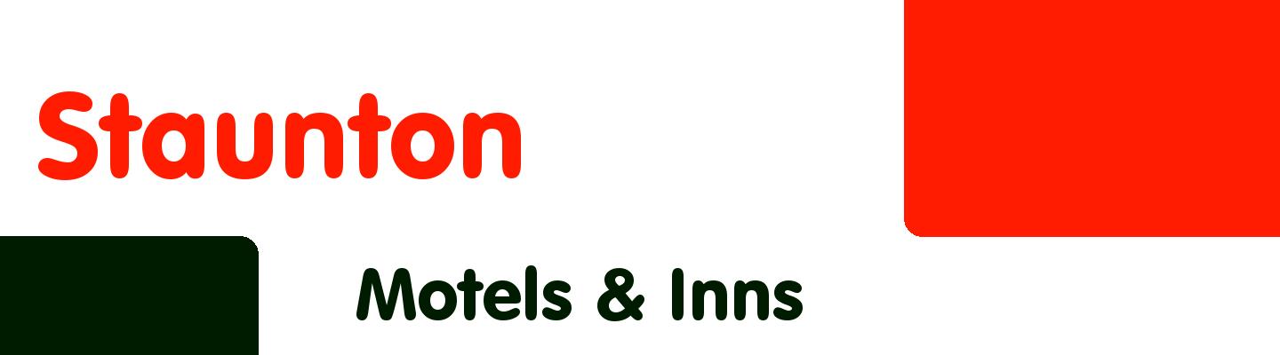 Best motels & inns in Staunton - Rating & Reviews